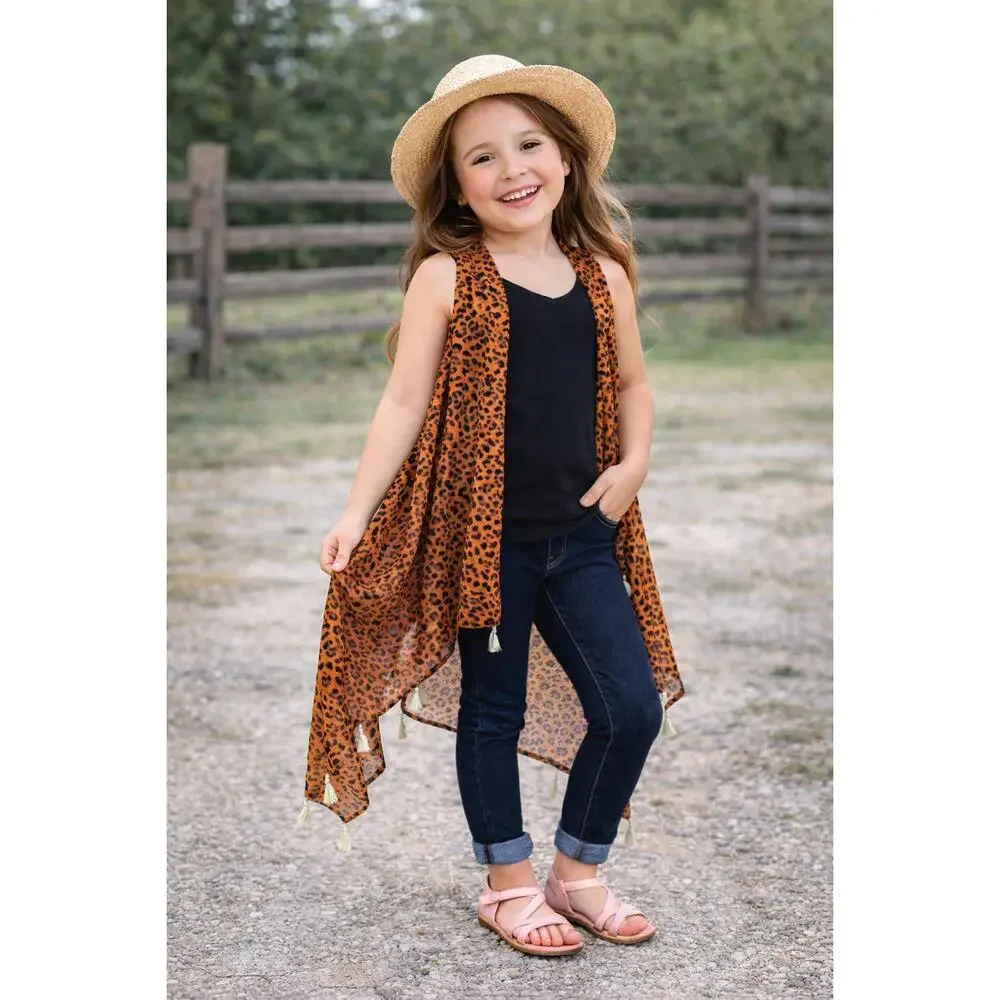 Little Wild Heart Leopard Duster